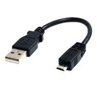 StarTech.com Câble Micro USB 15 cm - A vers Micro B - USB 2.0 - Noir
