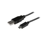 StarTech.com Câble USB 2.0 A vers Micro-B M/M 2m Noir - USBAUB2MBK - Connecteurs nickelés, AWG 28, Blindage Mylar, 480 Mbit/s