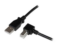StarTech.com Câble USB 2.0 A vers USB B Coudé à droite Mâle / Mâle pour imprimante - 1 m - Noir