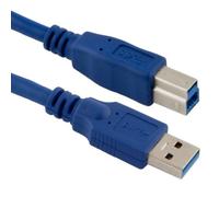 StarTech.com Câble USB 3.0 A vers B de 1,8 m - Cordon USB 3.0 SuperSpeed - USB Type-A mâle vers USB Type-B mâle à 1,8m - Câble USB - USB type A (M) pour USB Type B (M) - USB 3.0 - 1.8 m - bleu -...