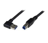 StarTech.com Câble USB 3.0 SuperSpeed A vers B coudé à angle droit 1 m - M-M - Noir.