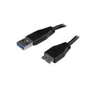 StarTech.com Câble USB 3.2 Gen 1 A vers Micro-B M/M 3m Noir - USB3AUB3MS - Débit 5Gbps - AWG 24/30/32 - Blindage Mylar - RoHS