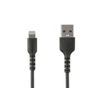 Startech.com câble usb-a vers lightning noir robuste 1m - câble de cha