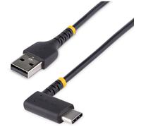 StarTech.com Câble USB A vers USB C de 2m - Câble de Chargement USB C Noir - Fibre Aramide Robuste - Chargeur Rapide USB-C 2.0 -