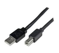 StarTech.com Câble USB Actif A vers B 20 m - Cable Imprimante USB A-B - M/M - 1x USB A Mâle, 1x USB B Mâle - Noir - 20 mètres - Câble USB - USB type B (M) pour USB (M) - USB 2.0 - 20 m - noir -...