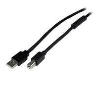 StarTech.com Câble USB Actif A vers B 20 m - M/M - Noir