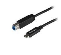 StarTech.com Câble USB-B vers USB-C de 1m, USB 10Gbps, Cordon de Données, USB 3.2 Gen 2, Câble de Transfert de Données USB-C