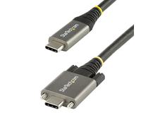 StarTech.com Câble USB C 10Gbps 50cm à Verouillage par Vis Latérale - Câble USB