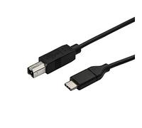 StarTech.com Câble USB-B vers USB-C de 50cm, Câble de Transfert de Données, USB 2.0, USB-C