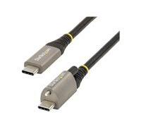 StarTech Câble USB‑C USB 3.1/3.2 Gen 2 (10Gbps) 50 cm Verrouillage par vis 100W (USB31CCTLKV50CM)