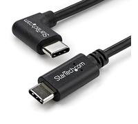 StarTech.com Câble de Charge USB-C de 1m, Coudé à Droite, Charge et Synchronisation, 60W (3A) PD, Câble de Charge USB 2.0 pour Ordinateur Portable - Cordon de Charge USB C