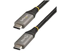 StarTech.com Câble USB-C de 1m, USB 10Gbps, 100W (5A) Power Delivery, 8K 60Hz/4K 144Hz DP Alt Mode, Compatible Thunderbolt