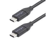 StarTech.com Câble USB-C de 50 cm - Cordon USB C vers USB C - Câble de charge USB Type-C - M/M - USB 2.0 (USB2CC50CM) - Noir