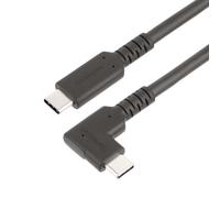 StarTech.com Câble USB-C de 50cm, Coudé à Droite, USB 10Gbps, 100W (5A) Power Delivery, 8K 60Hz/4K 144Hz DP Alt Mode, Cordon USB C Robuste - Compatible Thunderbolt