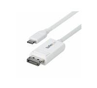 StarTech.com Câble USB-C vers DisplayPort 1.2 de 2m 4K 60Hz, Câble Bidirectionnel