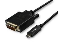 StarTech.com Câble USB-C vers DVI de 3m - Adaptateur Vidéo 1080p (Single Link) USB Type-C (DP Alt Mode HBR2) vers DVI-Digital - Fonctionne avec TB3 - PC Portable vers Écran DVI