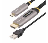 StarTech.com Câble USB-C vers HDMI 2.0 Optique Actif (AOC) de 9,15m, 4K 60Hz, Classé CL3, Câble Optique Actif, Câble Adaptateur USB Type-C vers HDMI Unidirectionnel