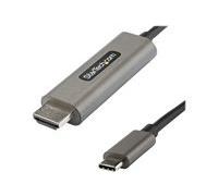 StarTech.com Câble USB C vers HDMI 4K 60Hz HDR10 1m - Câble Adaptateur Vidéo Ultra HD USB Type-C vers HDMI 4K 2.0b - Convertisseur Graphique USB-C vers HDMI HDR - DP 1.4 Alt Mode HBR3