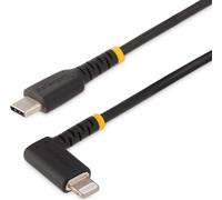 StarTech.com Câble USB-C vers Lightning 2m - Câble de charge/synchronisation durable en fibre aramide USB Type-C vers Lightning avec angle de 90 degrés - Apple MFi - Câble de charge robuste pour iPhon