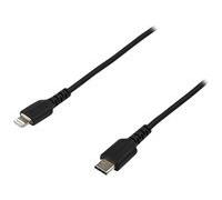 Startech.com câble usb-c vers lightning noir robuste 2 m - câble de c