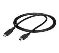 StarTech.com Câble adaptateur USB-C vers Mini DisplayPort 4K 60 Hz de 1 m en noir