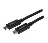 StarTech.com Câble USB-C de 1m, USB 5Gbps, 60W (3A) Power Delivery, 4K 60Hz DP Alt Mode, Gaine TPE - Compatible Thunderbolt