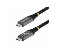 StarTech Câble USB4 1,5 m – 80 Gbit/s, USB‑IF certifié, 240 W PD, 8K/4K, gaine TPE