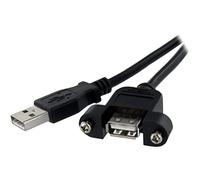 StarTech.com Câble USB Montage sur Panneau A Femelle vers A Mâle - 91 cm