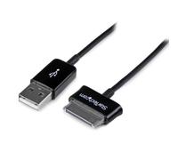 StarTech.com Câble USB OTG Samsung Galaxy Tab de 1 m - Adaptateur OTG USB Type A male - Noir (USB2SDC1M)