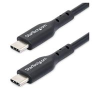 StarTech.com - Câble USB - USB-C (M) pour USB-C (M) - USB 2.0 - 3 A - 2 m - USB Power Delivery (60W) - noir (pack de 2)