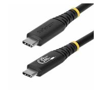 StarTech.com - Câble USB - USB-C (M) pour USB-C (M) - USB4 / Thunderbolt 3 / Thunderbolt 4 / DisplayPort 1.4 - 2 m - support 4K 120 Hz, robuste, gamme de puissance étendue (EPR), support pour Power De
