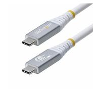STARTECH.COM StarTech.com Câble USB4 de 3 m, 20 Gbit/s, Câble USB-C Certifié USB-IF, 60 W PD, 4K 120 Hz DP 1.4, Gaine en TPE, Cordon USB-C