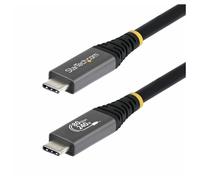 StarTech Câble USB4 USB-C 1 m (certifié USB-IF) — 80 Gbps, 240W PD, DP 2.1 8K120/4K240, TB4 — Noir