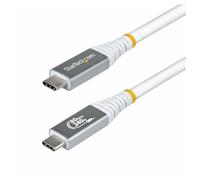 StarTech.com Câble USB4 de 1,5m, 80 Gbit/s, Câble USB-C Certifié USB-IF, 240 W PD, 8K 120 Hz/4K 240 Hz DP2.1 DP80, Gaine en TPE, Compatible Thunderbol