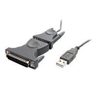 StarTech.com Câble adaptateur USB vers port série DB9 - DB25 avec adaptateur DB9 DB25