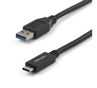 StarTech.com Câble USB vers USB-C de 1 m - USB 3.1 (10 Gbps) - Certifié USB-IF - Câble USB A vers USB Type-C - Noir (USB31AC1M)