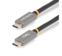 StarTech.com Câble USB4 de 1m 40Gbps, 240W (5A) Power Delivery, 8K 120Hz/4K 240Hz DP Alt Mode, Câble USB-C Certifié USB-IF - Compatible Thunderbolt