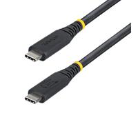 StarTech.com Câble USB4 de 50cm, 40 Gbps, Câble USB-C Certifié USB-IF, 240 W PD, 8K 60Hz/4K 240Hz DP2.1 DP40, Gaine TPE, Compatible Thunderbolt 4 - Co