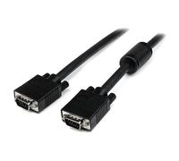 STARTECH Câble VGA coaxial de 25 m HD15 pour écran haute résolution - M/M - Première extrémité : 1 x 15 Aiguilles HD-15 Mâle VGA