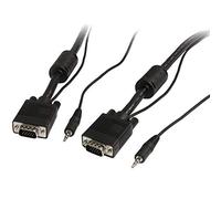 StarTech.com Câble vidéo coaxial pour écran VGA haute résolution 2 m avec audio HD15 M/M (MXTHQMM2MA)