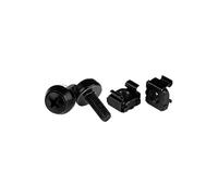 StarTech.com Kit vis et écrous cage M5 CABSCREWM5B – Pack de 50 M5x12 mm Noir