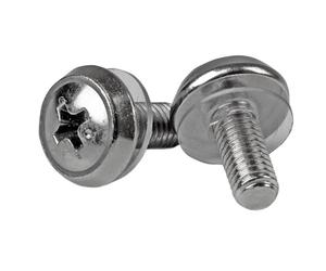 StarTech.com CABSCREWSM5 - Paquet de 100 vis M5 x 12mm en acier inoxydable pour montage en rack - Conforme TAA - Poids 449g