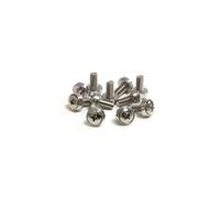 StarTech.com CABSCREWSM6 - Paquet de 50 vis M6 en acier inoxydable pour montage en rack serveur - Argent - Dimensions emballage : 75x124x17mm