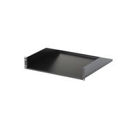 StarTech.com CABSHELFHD Étagère Rack Serveur 2U 19" Acier Robuste 56.6kg Profondeur 457.2mm, Certifié CE/TAA/REACH, Vis M6 incluses