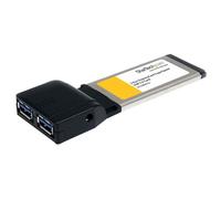 StarTech.com Carte Adaptateur ExpressCard vers 2 Ports USB 3.0 avec Support UASP