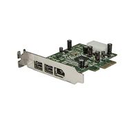 StarTech.com Carte adaptateur PCI Express vers 3 ports FireWire - Faible encombrement - 800 et 400