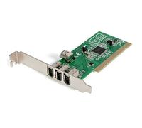 StarTech.com Carte Adaptateur PCI vers 4 Ports FireWire400 1394a 6 Broches