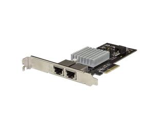 StarTech.com Carte Adaptateur Réseau PCIe 10G à 2 ports - Adapteur d'Interface Réseau Intel-X550AT 10GBASE-T & NBASE-T PCI Express 10/5/2.5/1GbE Multi Gigabit Ethernet 5 Speed NIC LAN Card