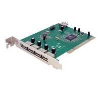 StarTech.com Carte Adaptateur PCI vers 7 Ports USB 2.0 - Interne Externe
