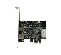 StarTech.com Carte Contrôleur PCI Express vers 2 Ports USB 3.0 avec UASP - Alimentation LP4